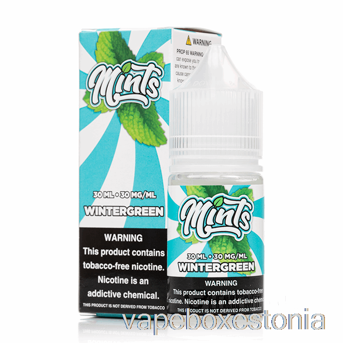 Vape Box Estonia Wintergreen Salts - Mints Vape Co - 30ml 30mg